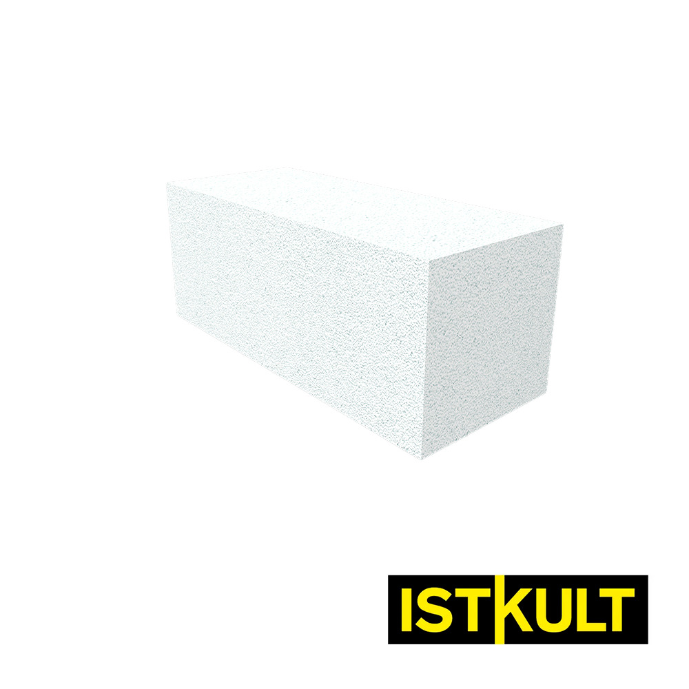 Газобетонный блок ISTKULT D500 B3,5 600х250х250 мм фото 0